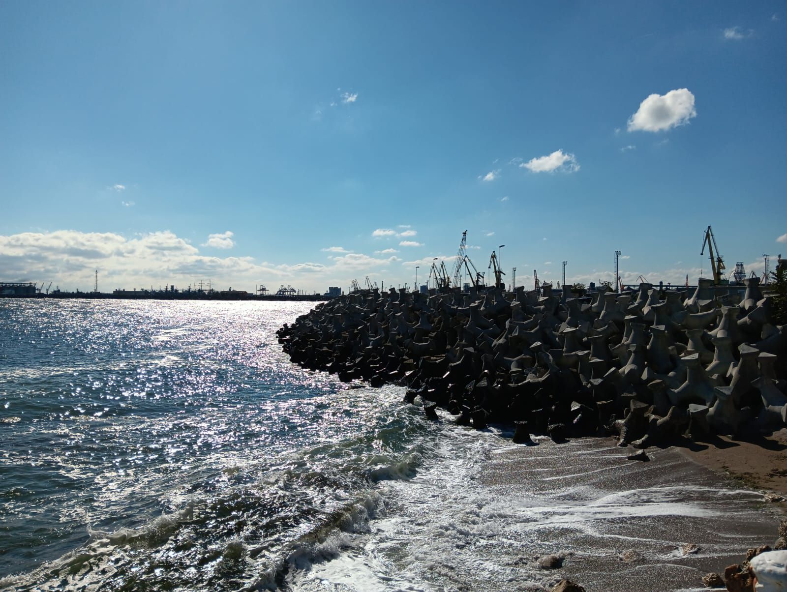 Beach at the Black Sea